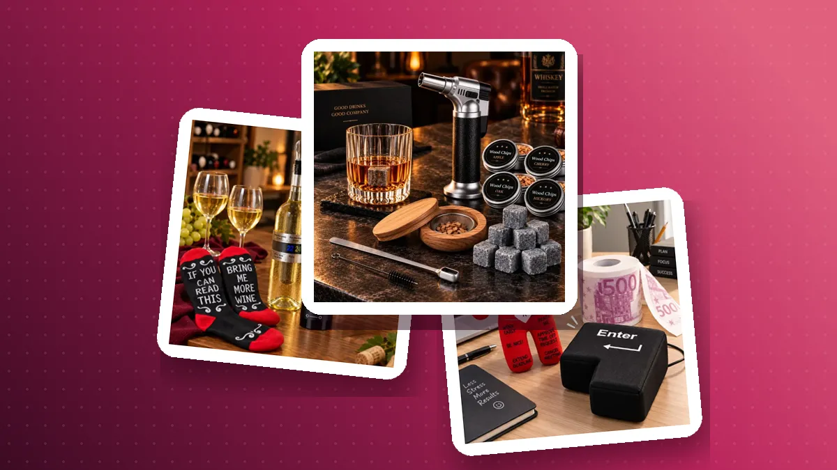 Cadouri pentru iubitorii de vin, whisky și cocktailuri