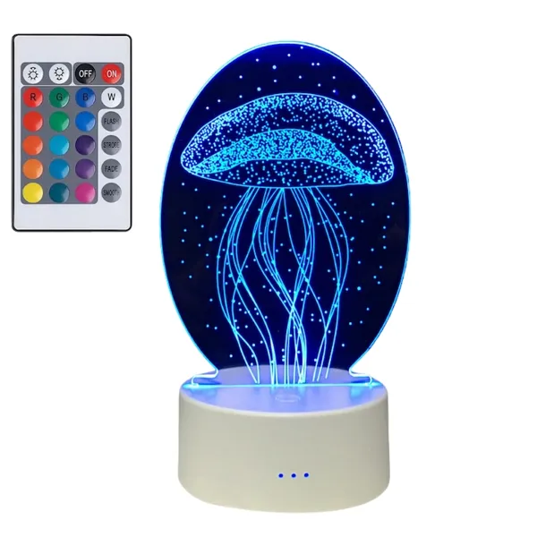 Lampa de Veghe 3D cu LED RGB