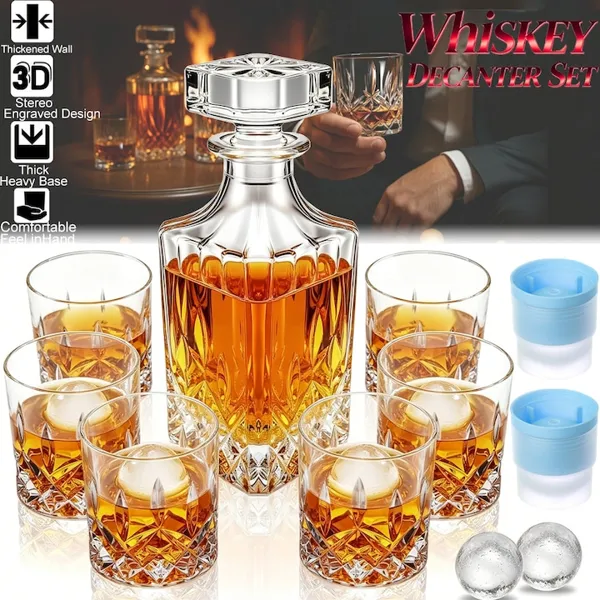 Set de decantoare pentru whisky