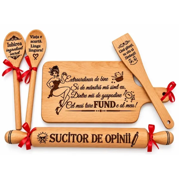 Set cadou amuzant pentru bucatarie