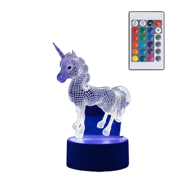 Lampa de Veghe 3D cu LED RGB