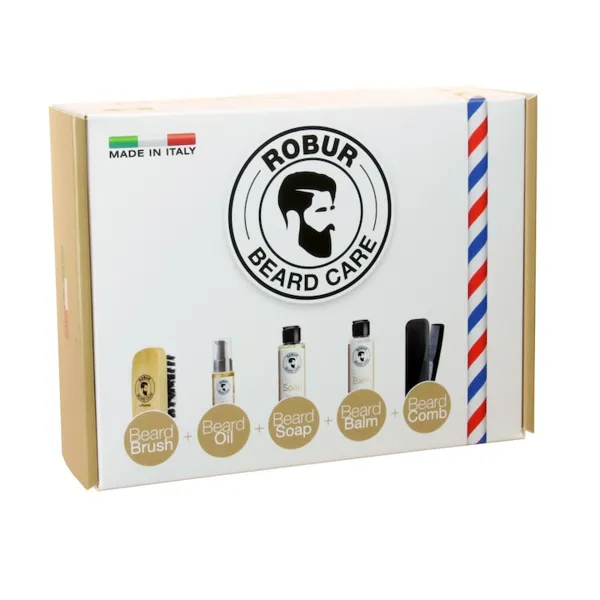 Set ingrijire barba ITALY 100% Natural: ulei 50ml