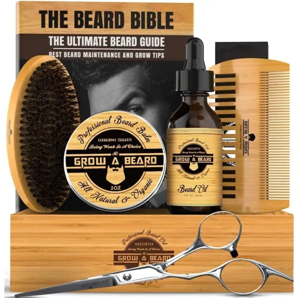 Set complet ingrijire barbati pentru barba si mustata