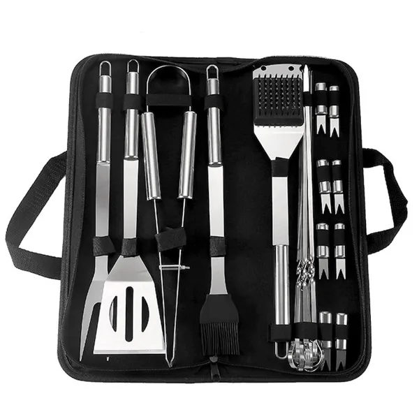 Set Ustensile pentru Gratar 20 Piese