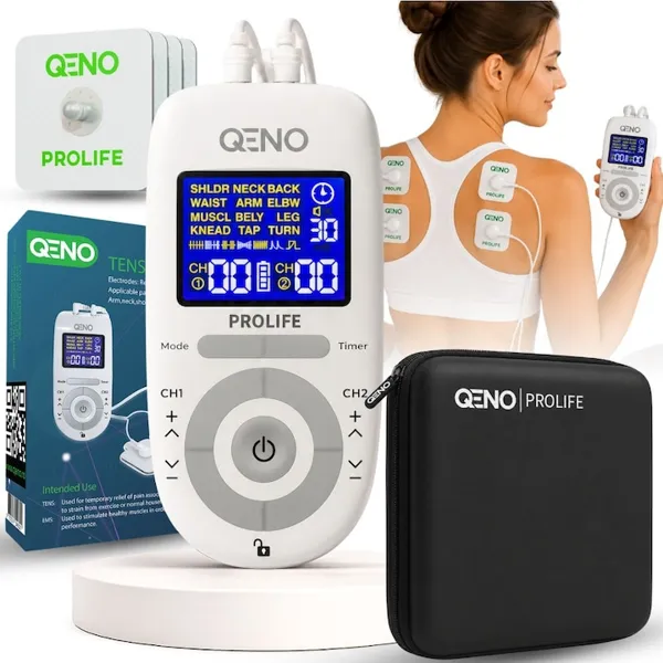 Aparat De Masaj Cu Electrostimulare Pentru Fizioterapie/Electroterapie QENO…