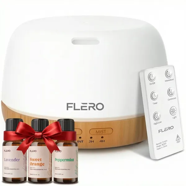 Difuzor Aromaterapie FLERO Essence pentru Uleiuri Esentiale