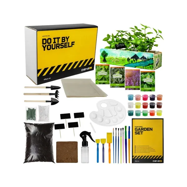 Kit pentru Cultivat Plante de Ceai Acasă - My First Garden Herbal Teas