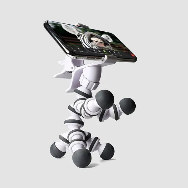 Suport de Telefon pentru Birou cu Design de Zebră