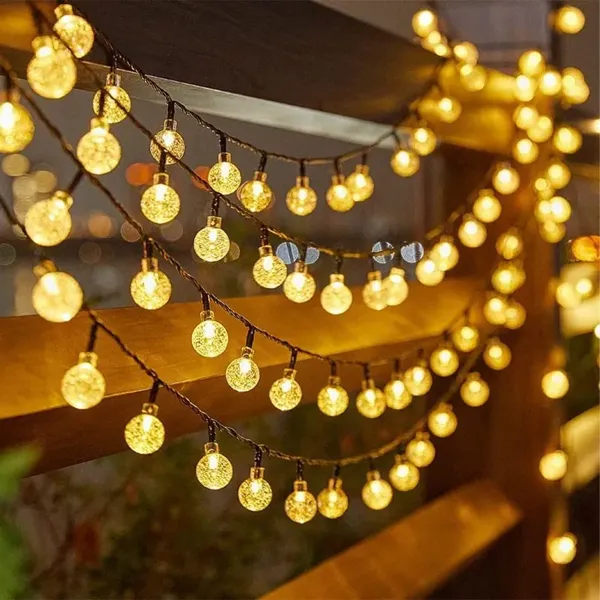 Ghirlandă Luminoasă Solară LED – 12m și 100 LED