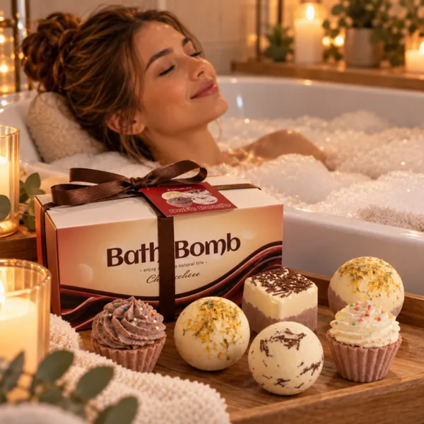 Set Cadou cu 6 Bombe de Baie