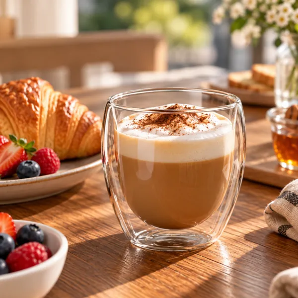 Pahar Cafea cu Pereti Dubli 250 ml