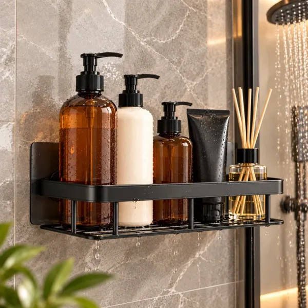 Organizator baie cu prindere perete 30 cm